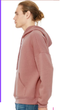 Unisex Sponge Fleece Pullover DTM Hoodie - Mauve